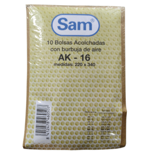Bolsa acolchada 220x265 nº 15 kraft natural Paquete de 10 unidades
