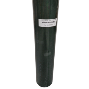 Bobina 62 cms eco-kraft verjurado 60 grs m² verde oscuro ref. 2029
