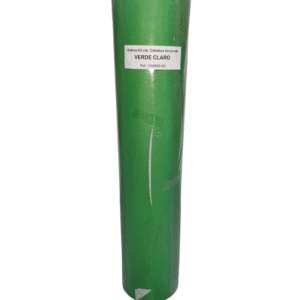 Bobina 62 cms celulosa blanco verjurado 50 grs fondo verde claro