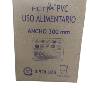 Bobina film pvc 8½ µ transparente estuche 30x250
