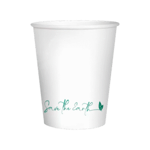Vaso carton blanco 8oz 80Ø bolsa de 50 unid