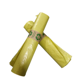 Rollo 10 bolsas basura 85x105 G.120 100 LITROS color amarillo