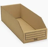Caja estantería pequeña calidad H3 troquelada 300x100x100 paquete de 25 unidades