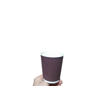 Vaso papel doble capa Kraft 8OZ 240ml bolsa 25 unid