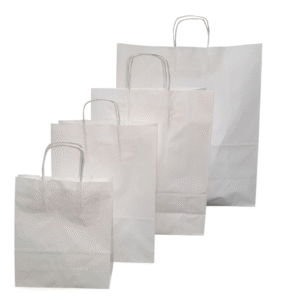 Bolsas a/r celulosa blancas 100 grs 140+85x210 Caja de 400 unidades