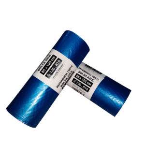 Rollo 10 bolsas basura 85x105 G.130 100 LITROS color azul