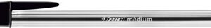 Bolígrafo Bic cristal normal tinta negra caja de 50 unid