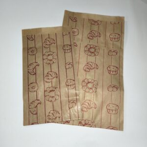 Bolsa bolleria kraft 14+6x26